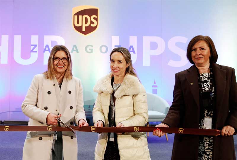 Inaguración del centro logístico UPS en Zaragoza